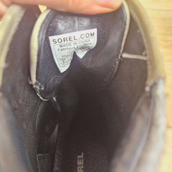 Sorel Blake Waterproof Lace-Up Boots Booties Wool Suede - Picture 7 of 7